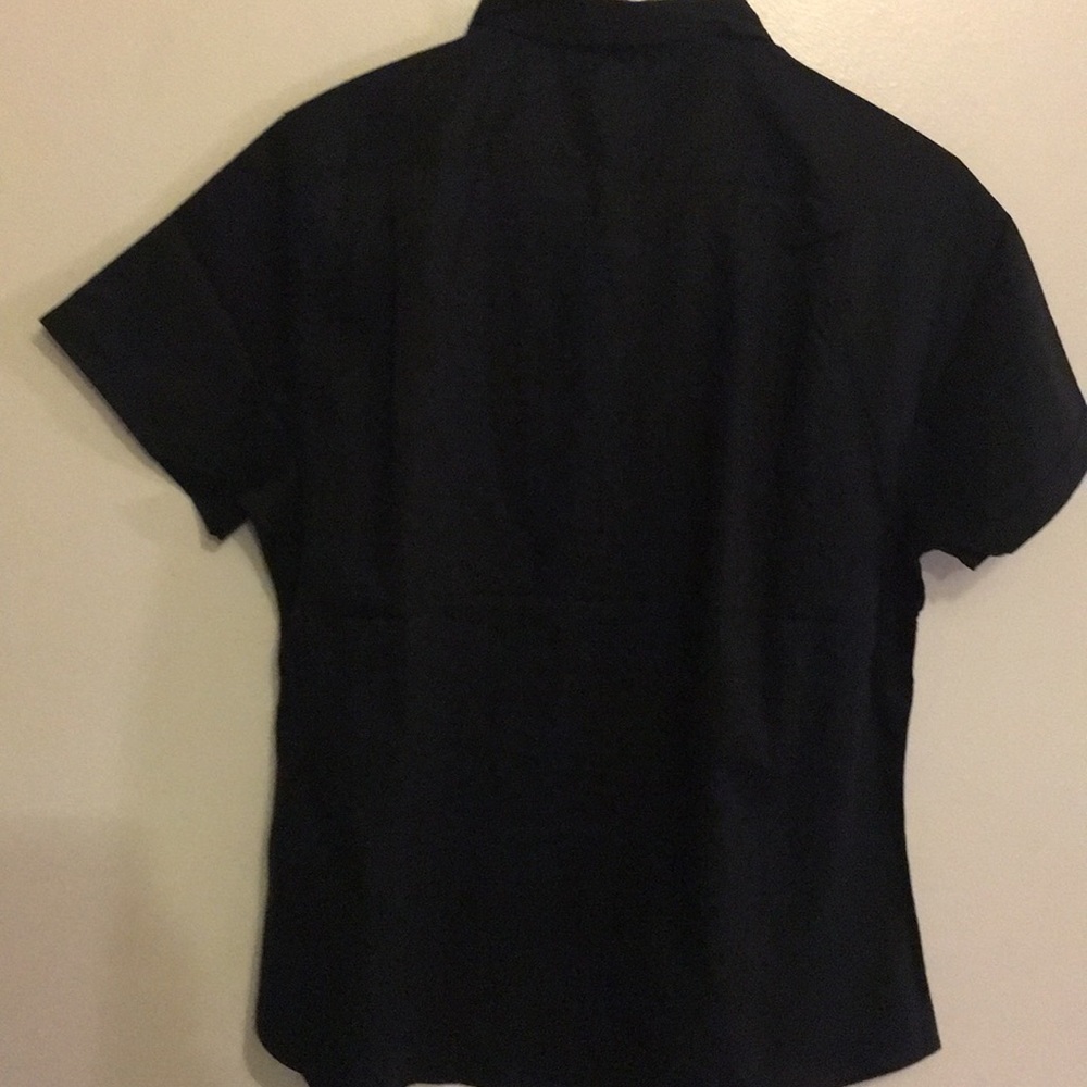 Port Authority Ladies Black Button Down Shirt Size extra Large NWOT Comfortable - Picture 5 of 5